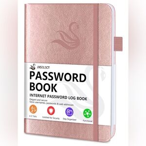 Rose Gold Password Book